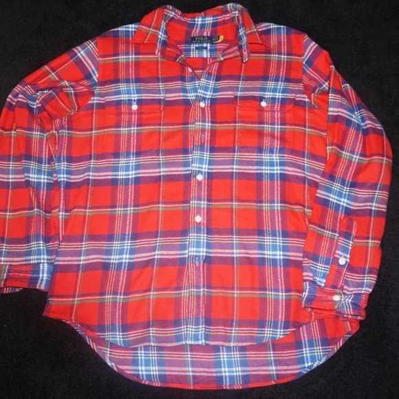 Polo Ralph Lauren Red Plaid Shirt - Picture 2 of 7